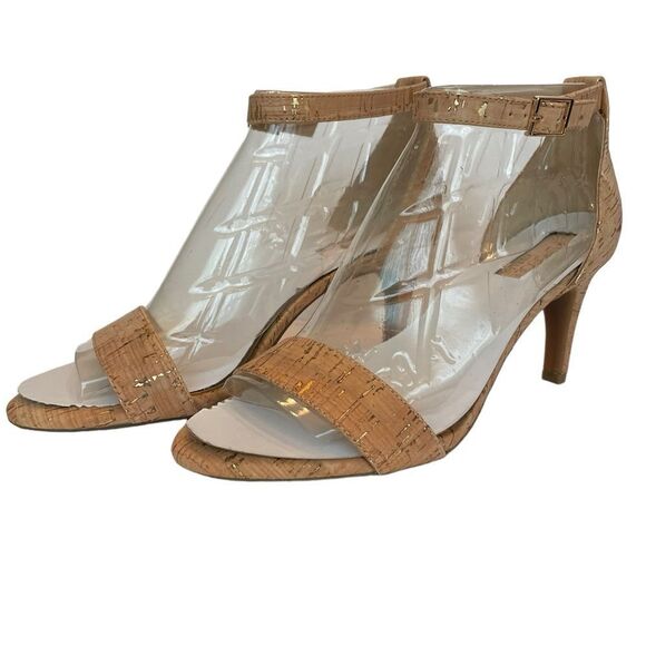CORK SANDAL HEELS BY AEROSOLES, sz9.5 - Picture 1 of 8